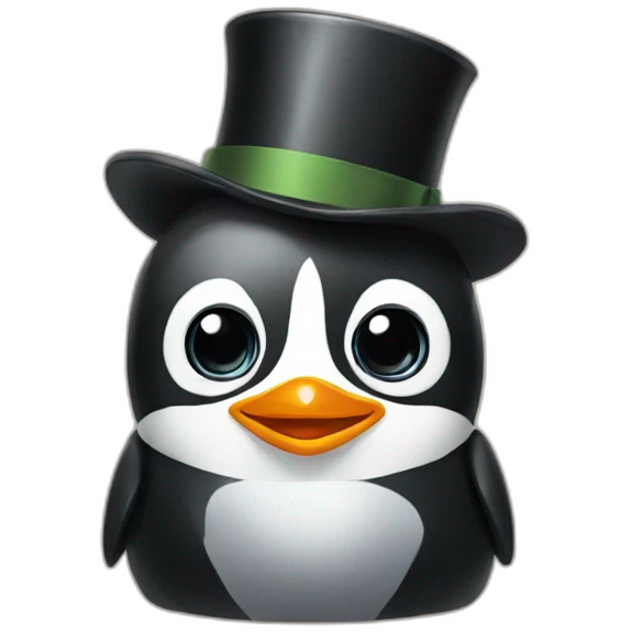 cute Tennessee Tuxedo penguin emoji
