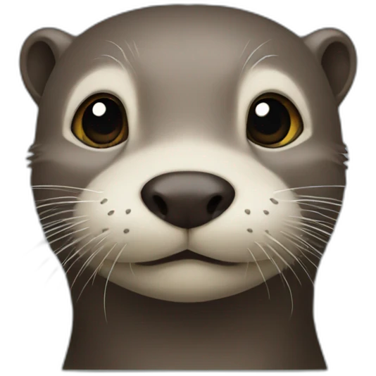 Otter on scales emoji