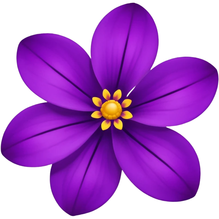 violet flower emoji