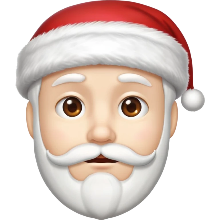 Nodding head Santa hat emoji