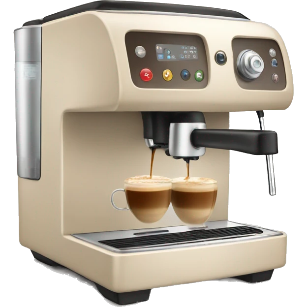 Coffee machine in beige  emoji