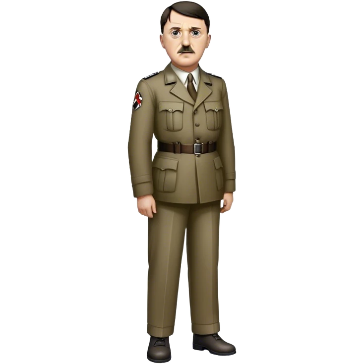 Adolf hitler full body emoji