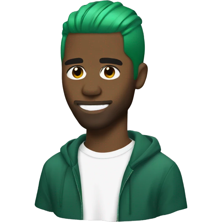 Frank ocean green hair  emoji