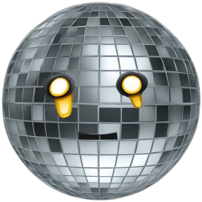 go partying disco ball emoji