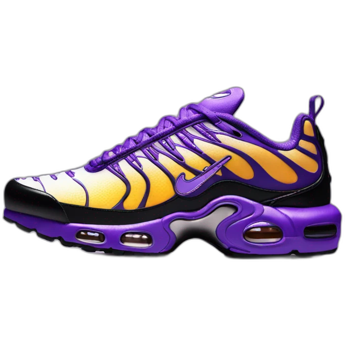 Nike tn noir et violet  emoji