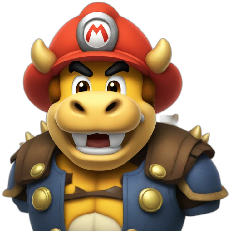 Mario als bowser emoji