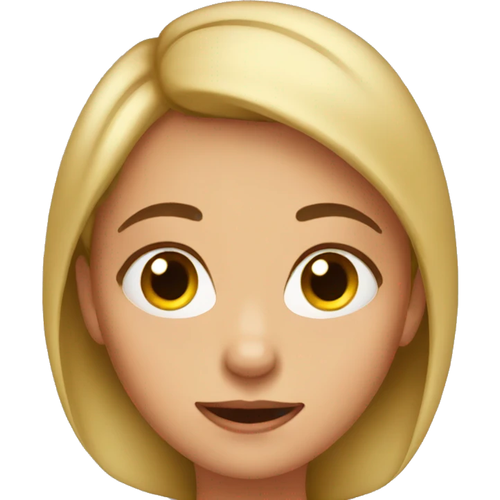  Girl rolling eyes emoji