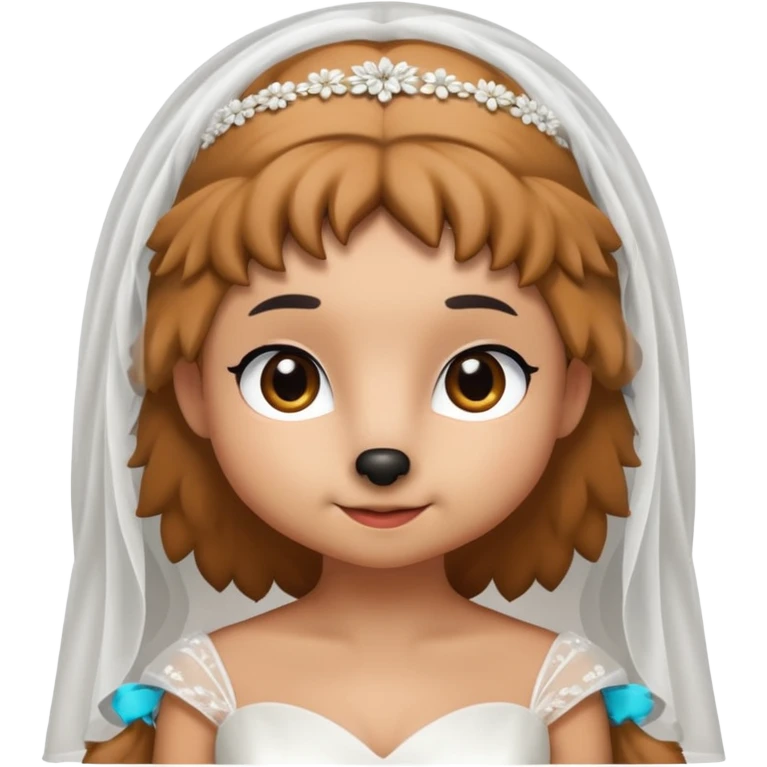 bride hedgehog emoji