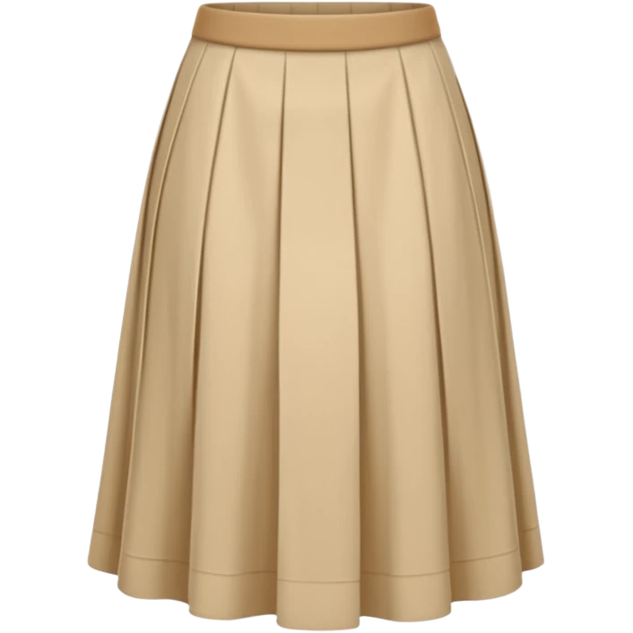 beige cloth skirt emoji