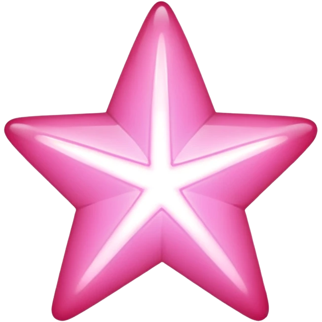 Pink star emoji
