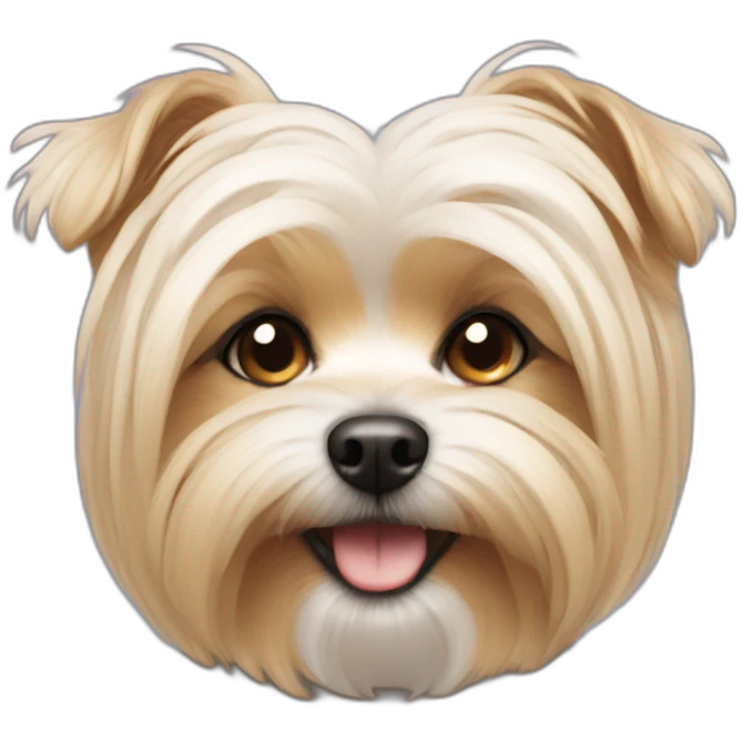 Smug morkie emoji