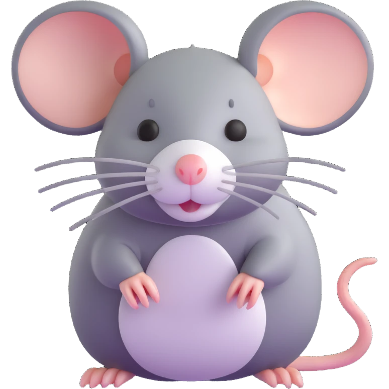 cute rat emoji