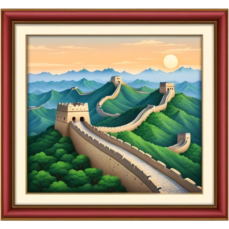 great wall of china emoji