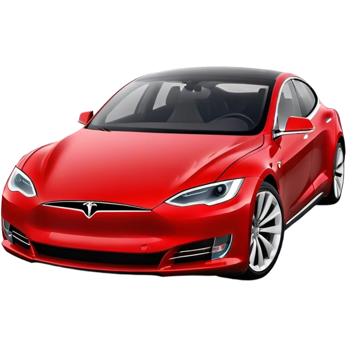 Tesla Model S - Tesla (Model Year: 2022) (Iconic colour: Red) emoji