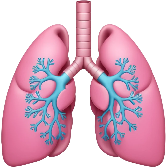 oversimplified cute lungs emoji