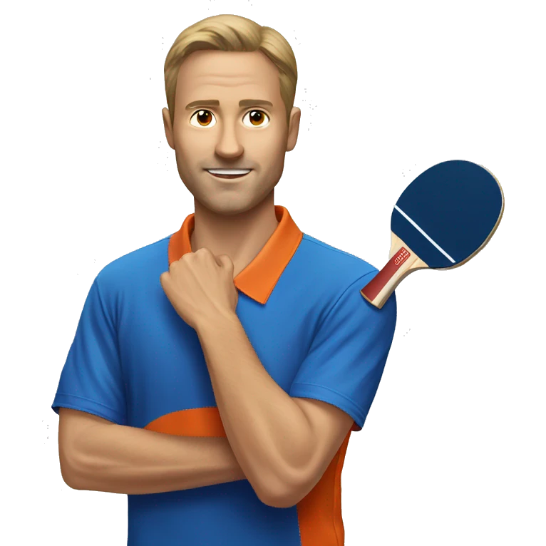man table tennis  emoji