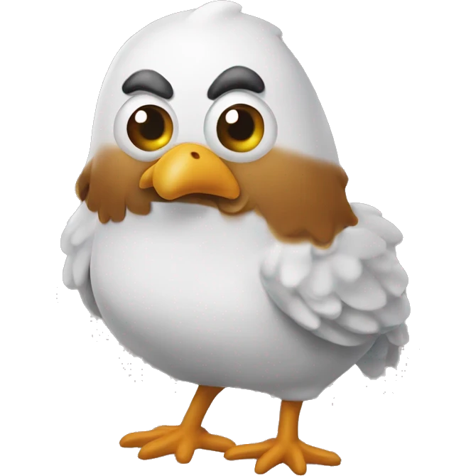 Cane mangia pollo emoji