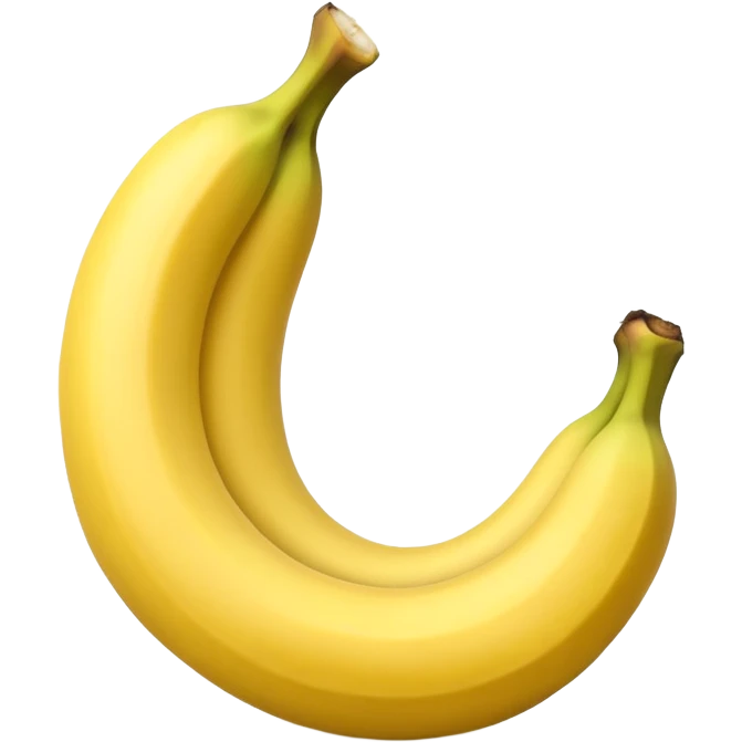 Half-Peeled banana emoji