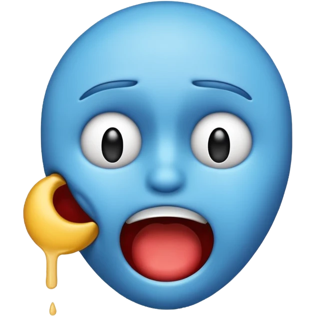 emoji choking itself in dispare  emoji