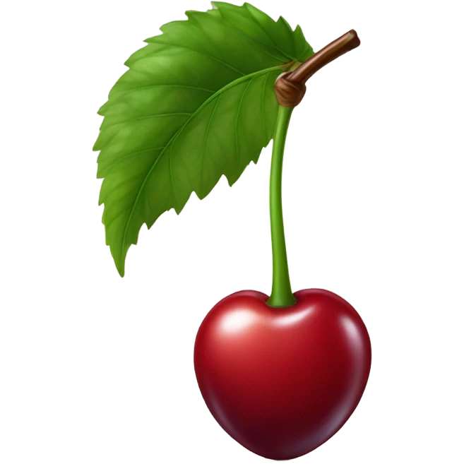 big pair of cherries emoji