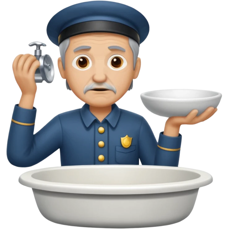chief from one over the cuckoo nest throwing the sink emoji