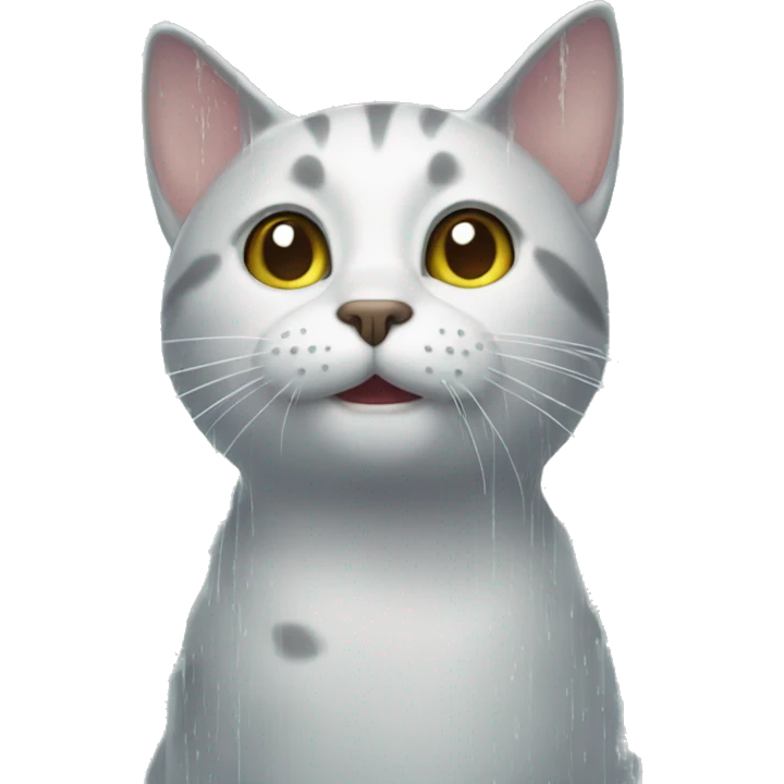 Cat in shower  emoji