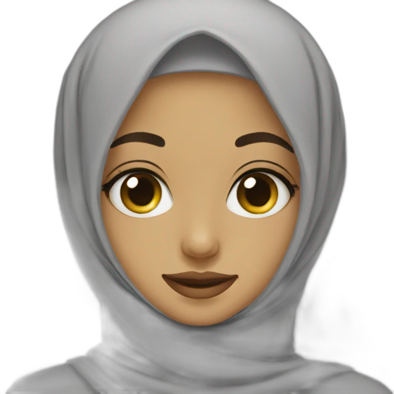 hijab girl emoji