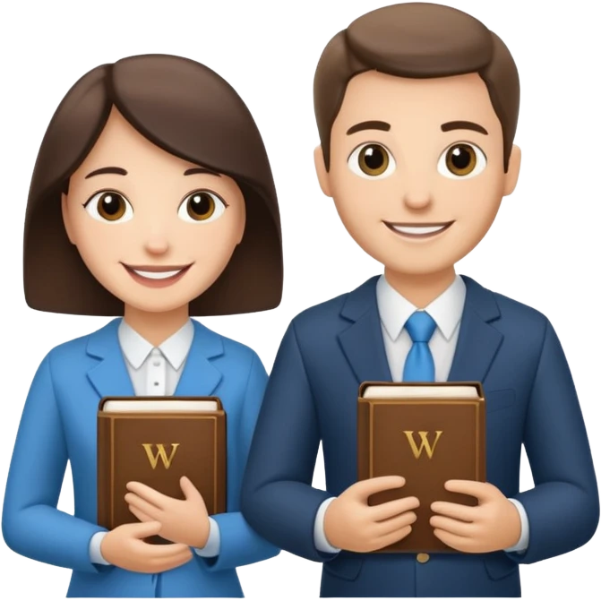 Duas Testemunha de jeová pregando  emoji