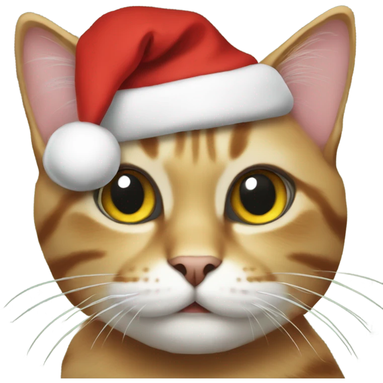 Christmas cat emoji