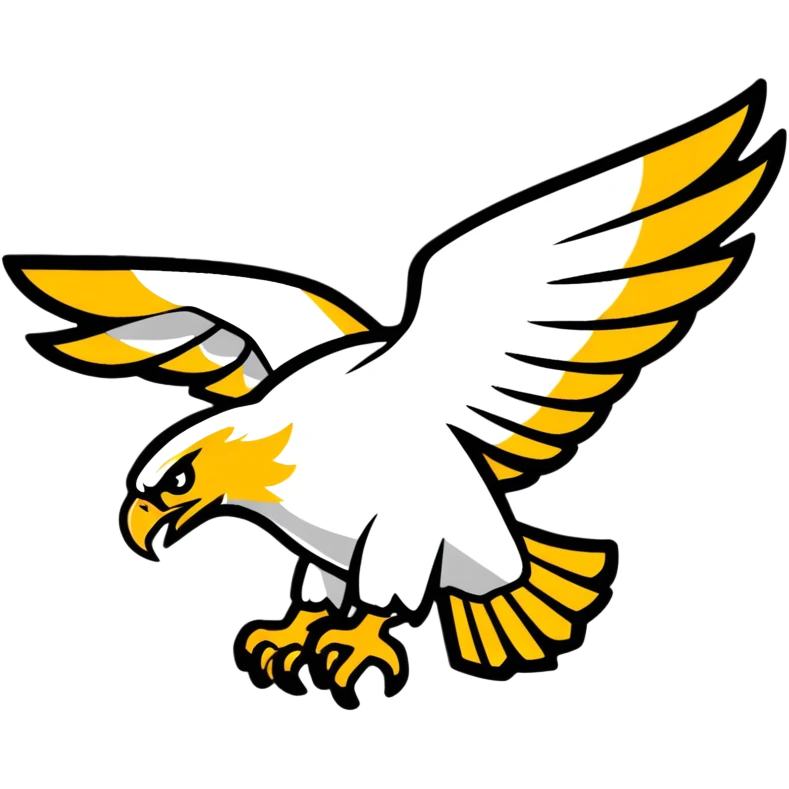 Hawk emblem with gold and black colors, House Bellona emoji