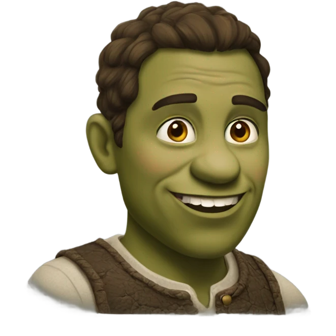 Me, but as shrek emoji