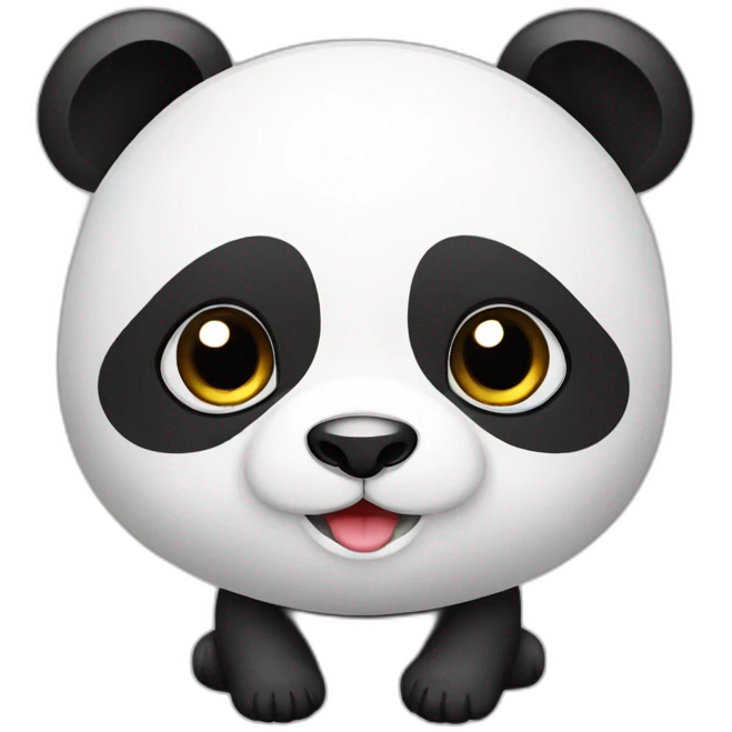 Panda cute emoji