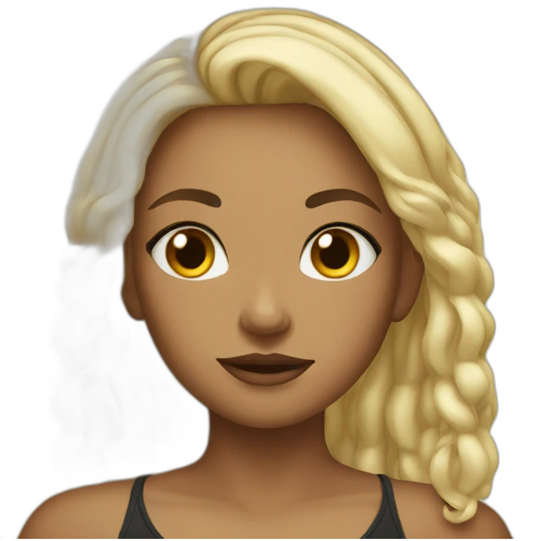 Attitude girl emoji