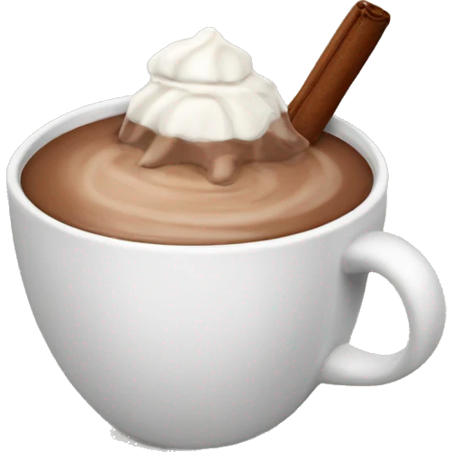 Hot chocolate emoji