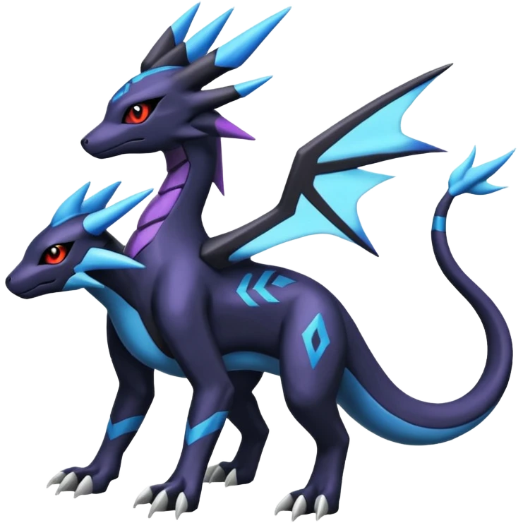 Salandit-Dialga-Zekrom-Umbreon-Silvally-fusion (full body) emoji