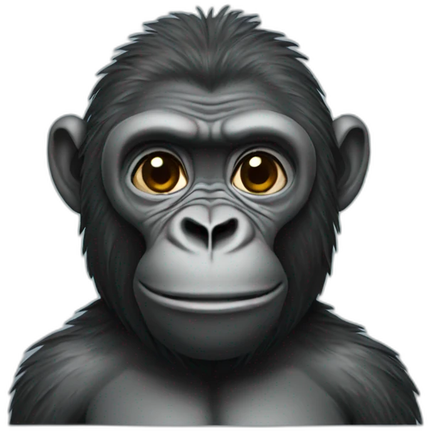 Gorilla as a biologyst emoji