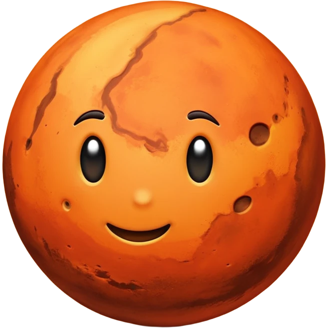 realistic mars planet emoji emoji