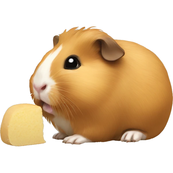 Guineapig eating emoji