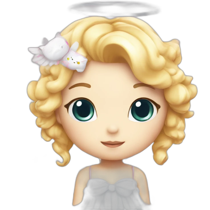 hello kitty angel cute emoji