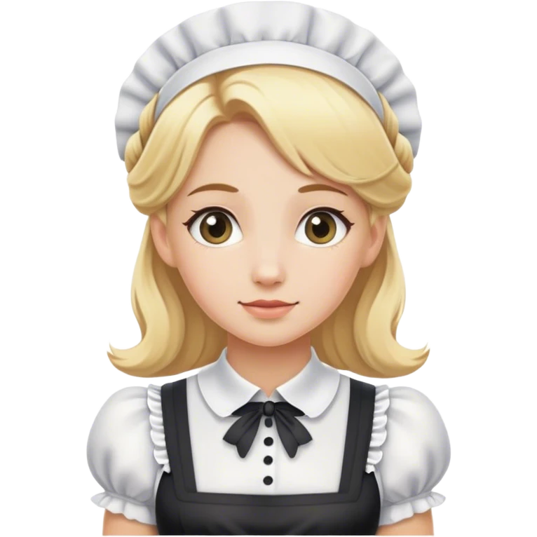 Blonde maid emoji