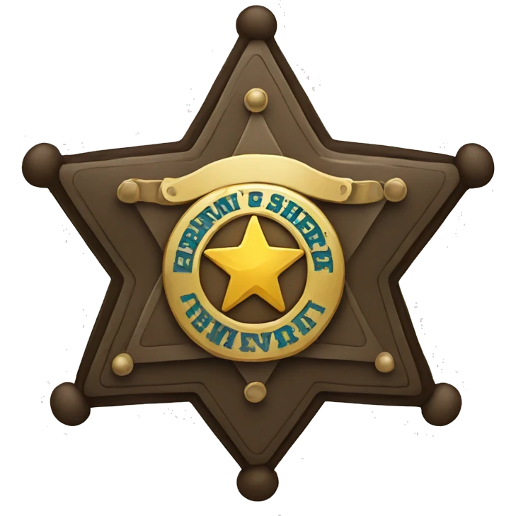 sheriff badge emoji