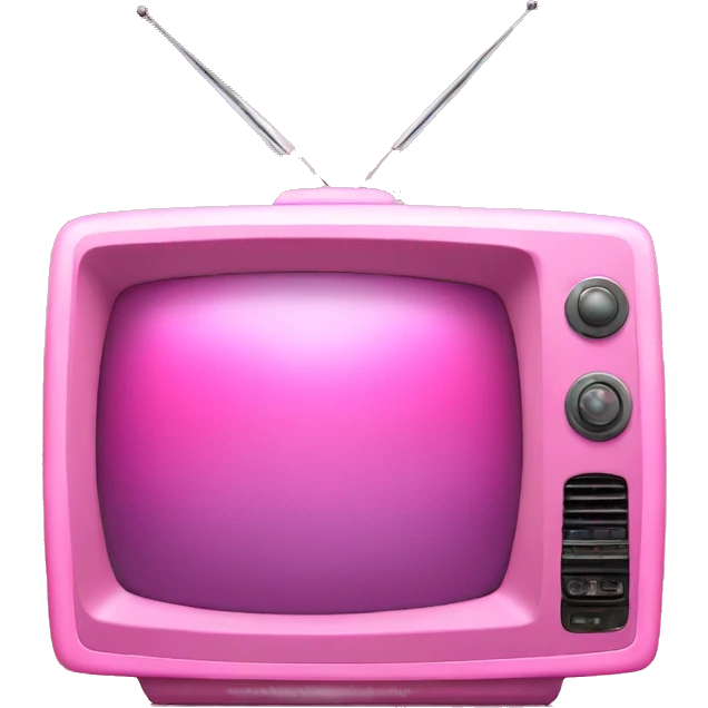 Pink tv emoji