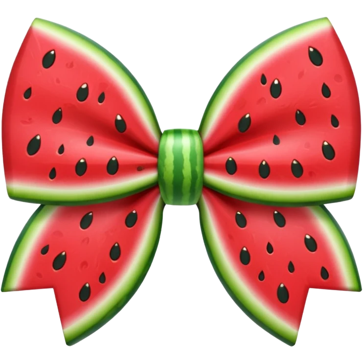 Watermelon bow emoji