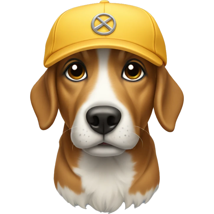 Dog with a cap emoji