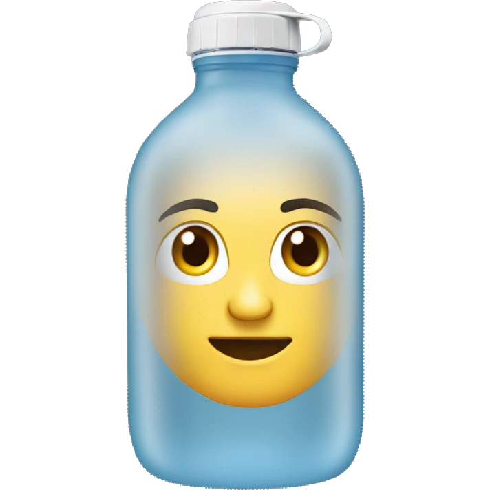 a water bottle emoji