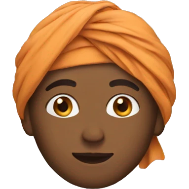 Person wearing turban emoji