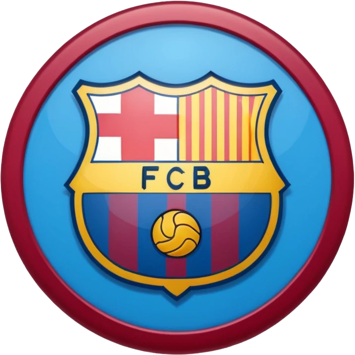 Logotipo de fc barcelona emoji