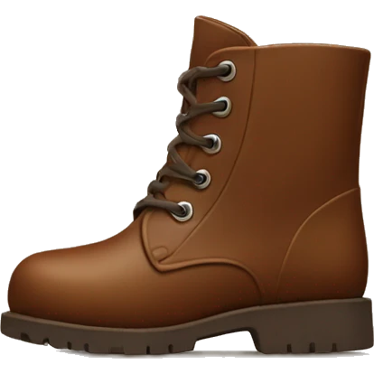 Brown mini boots emoji