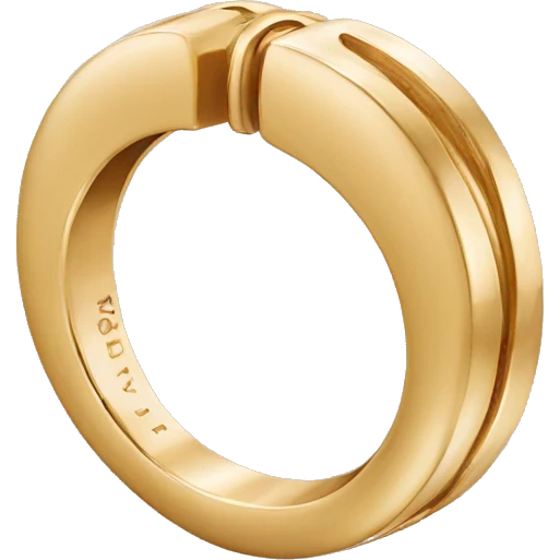 cartier gold ring band emoji
