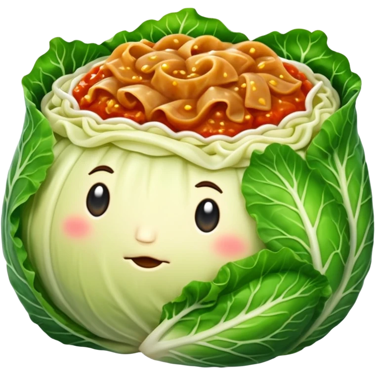 Cabbage roll emoji